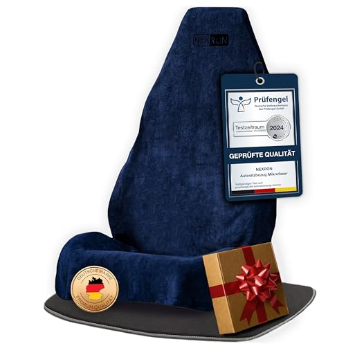 NEXRON® Autositzschoner – besonders bequemer Autositzbezug mit sportlichem Premium Stoff – schützt die Sitze deines Autos in Sekundenschnelle