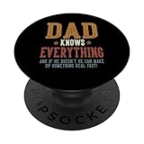 Photo Gallery dad knows everything - humorous father s day dad popsockets popgrip intercambiabile Photo Gallery dad knows everything - humorous father s day dad popsockets popgrip intercambiabile