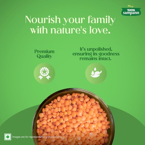 Image of Tata Sampann Masoor Dal, Whole, 1kg (Pack of 3)