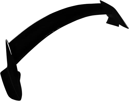Miniatura 3 de CHIESMA, Alerón trasero apto para Honda Civic 2016-2021 10 generación estilo R Hatchback negro brillante pintado ABS trasero alerón trasero alerón