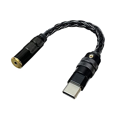Adaptador USB Tipo-C USBC a Conector de Auriculares con Terminación de 2.5MM – USB Codec ALC5686, para Smartphone Ordenador, En Apoyo de PCM 384kHz/32bit