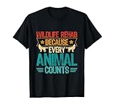 Wildlife Rehab - because every animal counts. A beautiful design for Wildlife rehabilitators. Animal Rehabilitation and Wildlife Rescue Design perfect for a Wildlife rehabilitator for the next animal rescue session as a wildlife rehabilitator. Lightw...
