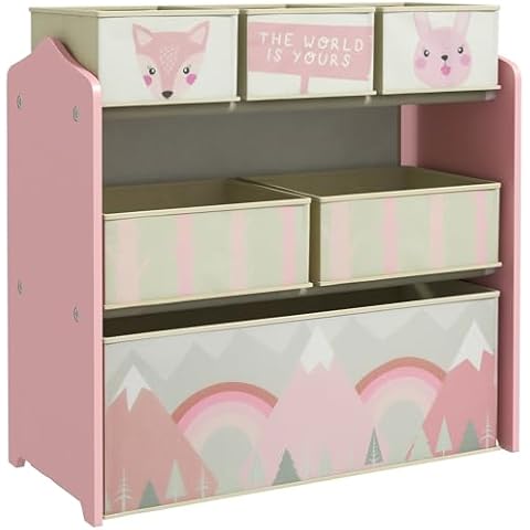ZONEKIZ Organisateur de Jouets Rose Cover