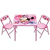 Minnie mouse activity table set with 2 chairs for girls ages 3 7 years old  urban country home decor