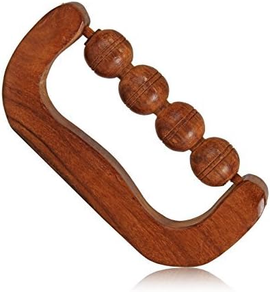 Aheli Wooden Handheld Foot Roller Acupressure Pain and Stress Relief Massager Reflexology Tools