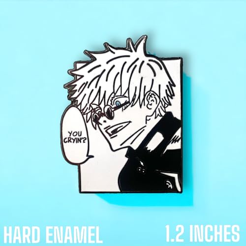 Image of GOJO Cat Backpack Pin - Gojo Sensei, Itadori, Megumi & Sukuna Pins