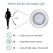3 Pcs Motion Sensor Light Indoor, Searik Magnetic LED Night Light Battery Powered Step Lights Stair Closet Light Under Cabinet Lighting Stick On Anywhere Lamp for Home Kitchen Hallway Cabinet Bathroom