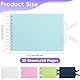 Fotoalbum zum Selbstgestalten, A5 Scrapbook Album Klein 60 Seiten Fotobuch zum Selbstgestalten DIY Geschenk Scrapbooking Set mit Stiften Schablonen Aufkleber Fotoecken, Blau