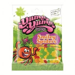 Yumy Yumy Smiley Spiders, Gummy Candy, 4.5 Oz. (Pack of 12)