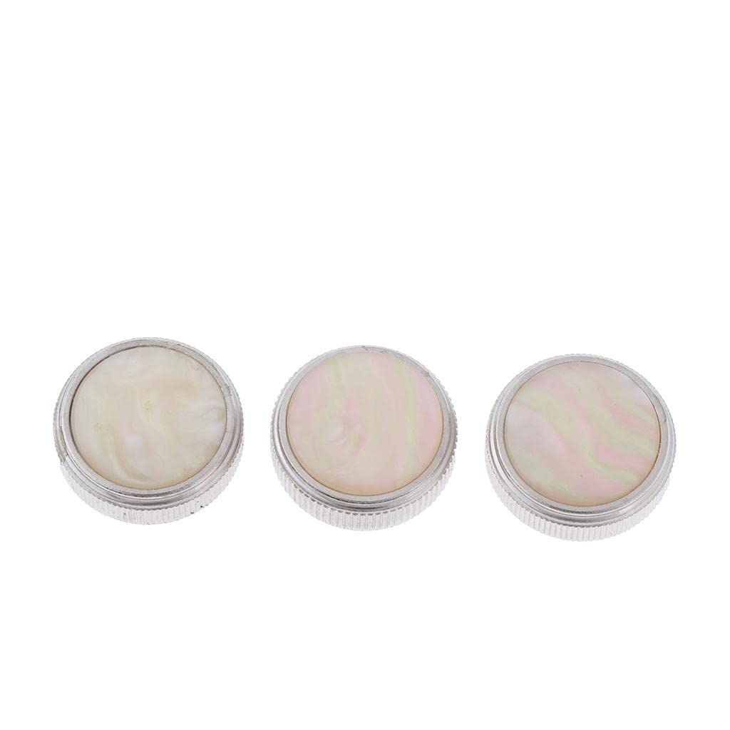 Pièces de Réparation de Boutons de Valve Euphonium Set de 3 Instruments à Vent En Laiton