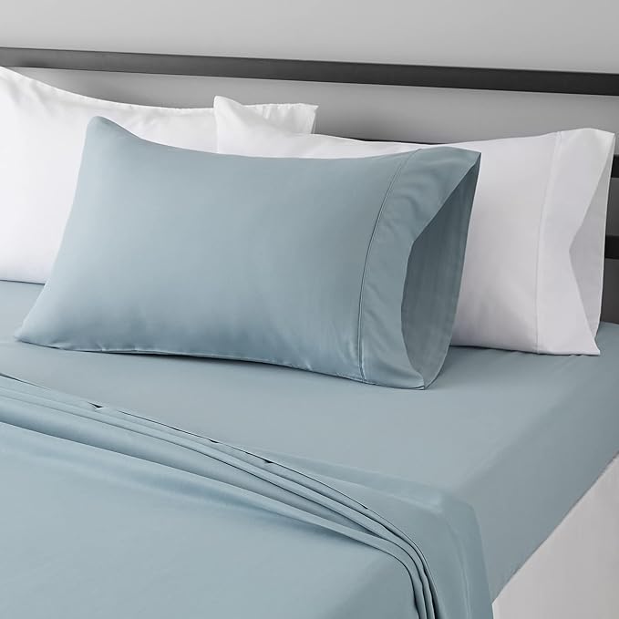 Lightweight Super Soft Cozy Easy Care Microfiber 3 Piece Bed Sheet Set with 14-Inch Deep Pockets Twin Spa