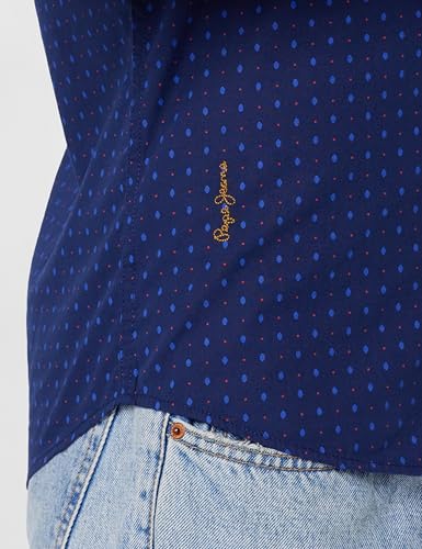 Image of Pepe Jeans Men's Casual Shirt | Trendy Printed Shirt for Men| Regular Fit | Full Sleeve | Available in Plus Size, Cotton