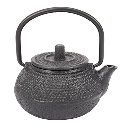 Foemey Tetera de hierro fundido estilo japonés de 50 ml + tetera con colador
