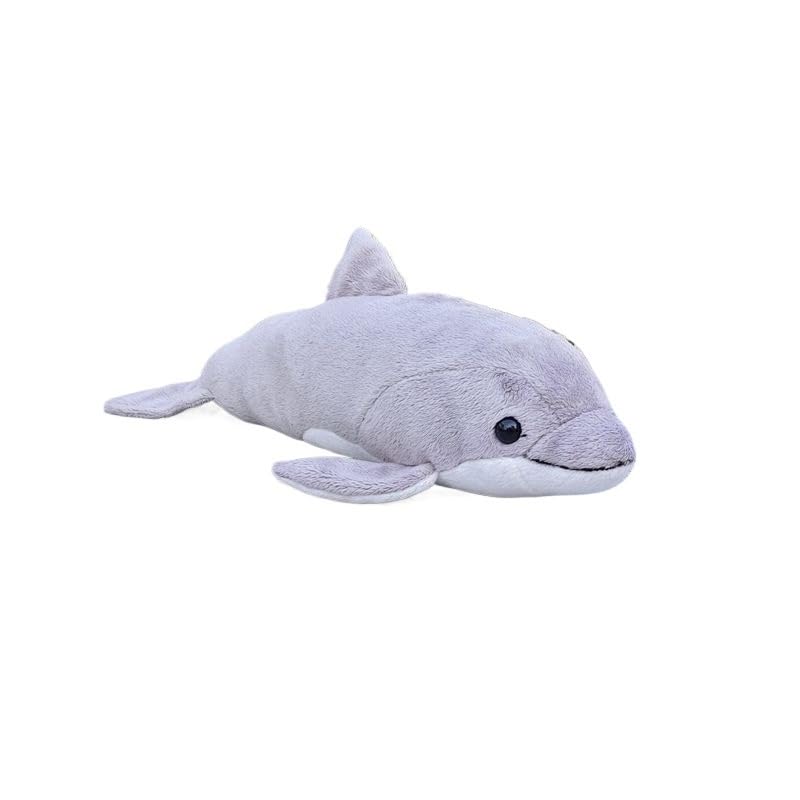 Peluche dauphin gris de 35 cm le cadeau idéal d'anniversaire ou Noël