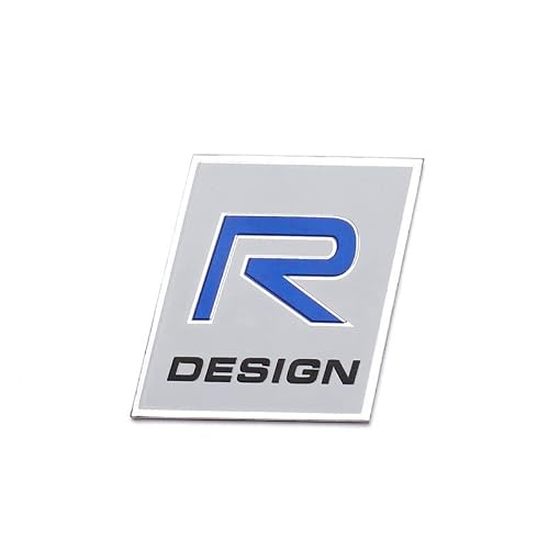 Autocollant 3D en métal pour voiture - Logo 3D - Pour Volvo S40 S60 S80 V40 V50 V60 S90 C30 XC40 XC60 XC70 XC90 (R Desing)