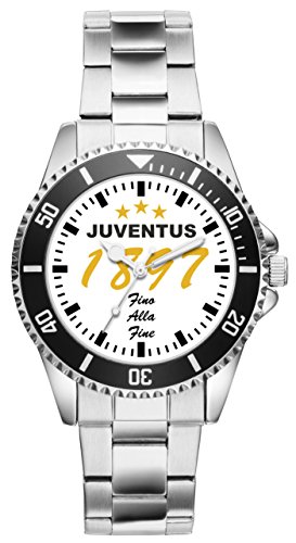 Preisvergleich Produktbild KIESENBERG - Juventus Geschenk Artikel Idee Fan Uhr 6060