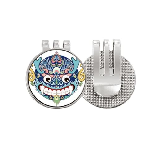 Marqueur de balle de golf chinois émail magnétique pour accessoire de green