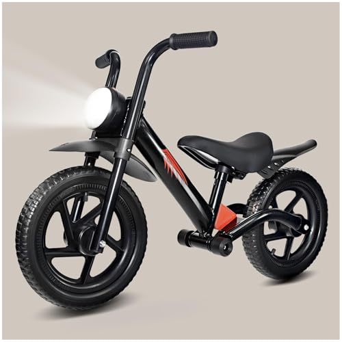 KRIDDO Kids Balance Bike for 2-5 Years, with Front Light, Upgraded Stable Tires, Upgraded Bearing for Smooth and Stable Riding, Front and Rear...