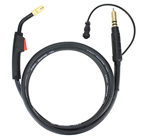 SÜA® - 150 Amp MIG Gun Torch Replacement for Miller - 12 Feet Cable - Two-Pin Signal Connector