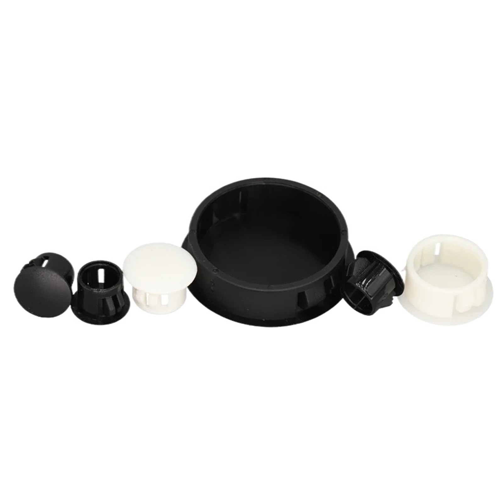 Hole Plugs 100pcs Hole Plug Nylon Plastic End Cap Grommet Snap-On Insert Cover(HP-60,White)