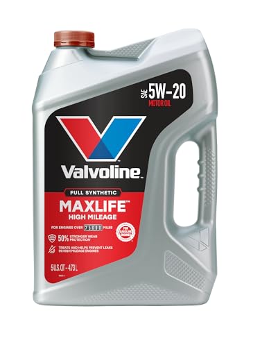 Valvoline MaxLife High Mileage Full Synthetic 5W-20 Motor Oil 5 Quart