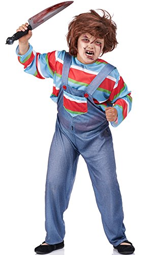 El Rey del Carnaval Déguisement de Poupée Chucky pour garçon