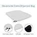 DEVONWIDE Travel Cord Organizer Electronic Travel Organizer Cable Organizer Bag Electronics Storage Bag for Electronics Accessories/iPhone/USB/SD/Charger/Power Bank/Earphone 11.3inch