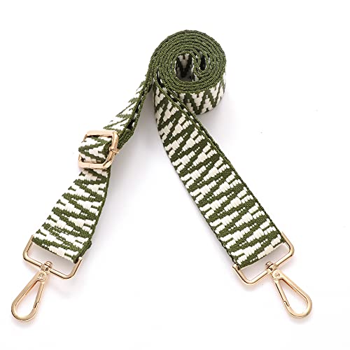 Image of S-Jacorry Purse Strap Replacement Crossbody Wide Shoulder Strap Adjustable Canvas Straps Handbag Strap Replacement Belts