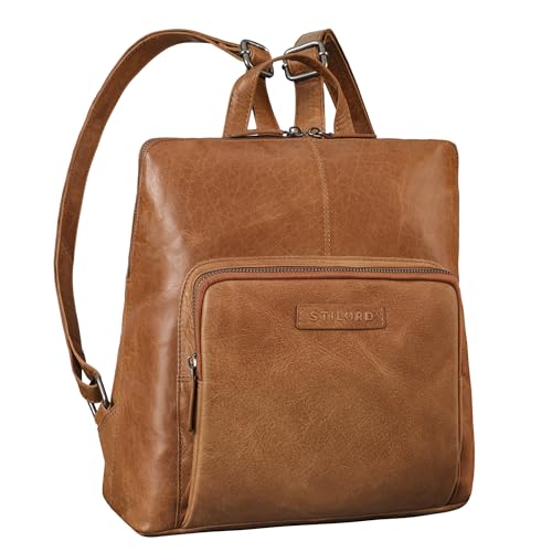 Sac a dos de ville en cuir veritable pour garder les mains libres