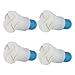 cciyu 6 Pack Ice Blue T4/T4.2 Neo Wedge Halogen Bulb Replacement fit for Dash A/C Instrument Cluster Panel Dashboard Gauges Light
