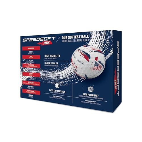 TaylorMade SpeedSoft Golf Balls – Ultra-Soft Distance