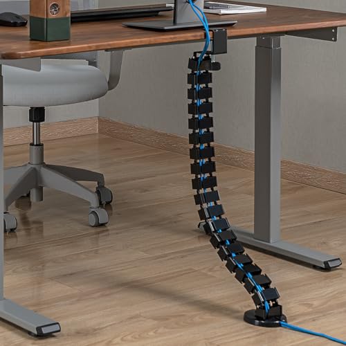 Guide-câbles haut de gamme LogiLink KAB0092 structure articulée noire