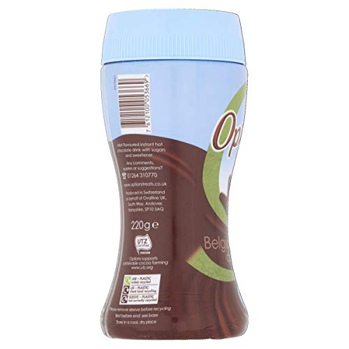 Options Mint Hot Chocolate Drink (Multipack of 6 x 220 g Jars)