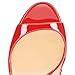 Imagen de Mettesally Sandalias Mujer Rojo Verano Cómodas Elegantes Tacones Mujer Peep Toe Puntera Abierta Slingback Talón Descubierto Tacón de Aguja Tacón Fino Zapatos Taco Alto Vestir Fiesta Boda 42
