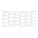 Filofax Full Year Vertical Planner Refill for 2016 A5 Size Yearly Calendar, White (C68501-16)