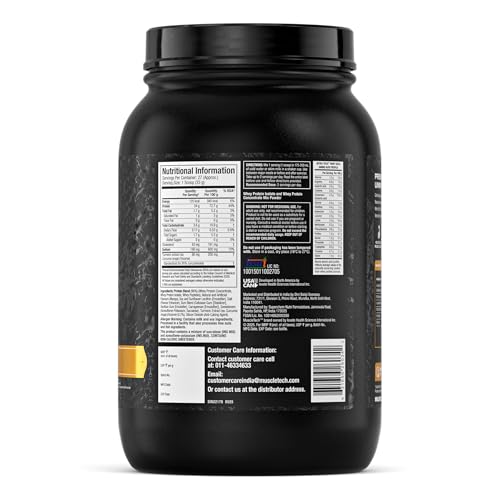 Image of MuscleTech Nitro-Tech Whey Gold Protein Powder | 24 g Protein & 5.4 g BCAAs Per Serving | Supports Lean Muscle & Faster Recovery | Mango Delight | 907 g