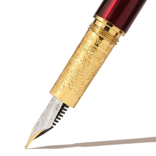 Image of Ferris Wheel Press | Bijou Fountain Pen | Ambrosia Indulgence | Double Gold Plated, Sapphire Lacquer Finish | Two-Tone Steel Nib | Fine Nib