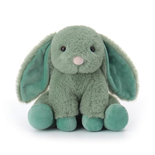 Apricot Lamb Toys Plush Green Bunny Rabbit Soft Stuffed Animal for Kids 8