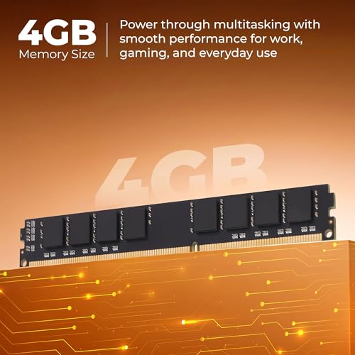 Image of Zebronics 4GB DDR3 RAM for PC, 1600MHz, Low Power Consumption, High Stability Performance (D30416A)