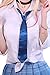 Roocnie Womens Japanese School Girl Uniform Costume Pleated Skirt with Stockings Necktie Anime Cosplay Outfit