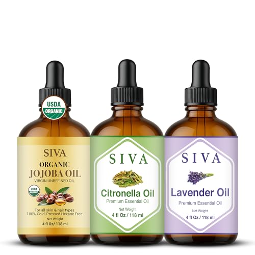 Aceite Citronela, Jojoba y Lavanda 4oz Combo Aromaterapia