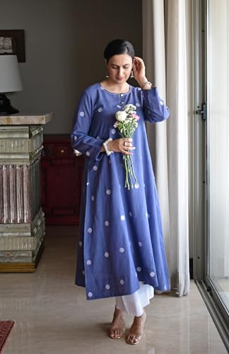 Image of GoSriKi Kurta Set for Women Erode Rayon Printed | Kurti Set for Woman | Kurta Palazzo 2 Piece Outfit | Round Neck Full Sleeve A-Line Fit Ethnic Dress Stylish Kurta Sets for Women Clothing