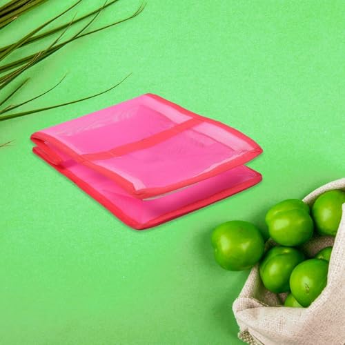 Image of VIVITO Foldable Nylon Fruit Storage Basket with Zip Net Cover | Plastic Basket for Fruits, Vegetables, Snacks & Kitchen Storage | Washable, Durable & Insect-Proof Food Cover | (MultiColor, Pack of 1)