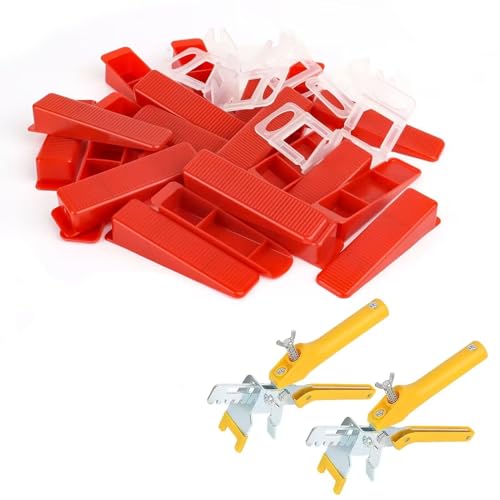 2mm SystèMe de Nivellement Carrelage, 602pcs Kit de Nivellement pour Carrelage Avec 2 Pince,...