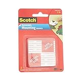 Scotch 0.7 in. L X 0.7 in. W Double-Sided Mounting Squares