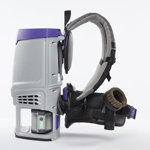 Image of ProTeam GoFit 3 Cordless 4Ah, 3 qt. Commercial Backpack Vacuum w /Xover Multi-Surface Telescoping Wand Tool Kit, 107774