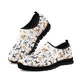 xixirimido Women Casual Shoes Puppy Dog Paw Print Fashion Low Top Slip On Walking Sneakers Non-Slip Breathable Footwear for Travel Work