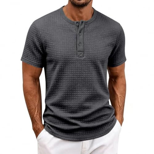 T-shirt de sport gaufré homme confortable contre la chaleur