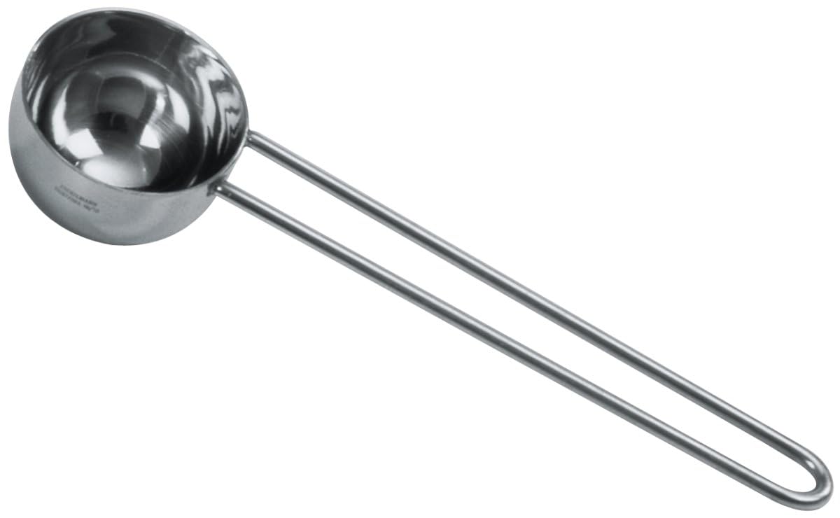 Fackelmann Coffee & Tea Measuring Spoon, Loose Tea, Stainless Steel, 15x7x3cm, Silver