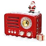 Poste Radio Portable, PRUNUS J-160 Radio Vintage Bluetooth avec Batterie Rechargeable 1800...